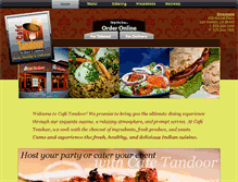 Tablet Screenshot of cafe-tandoor.com